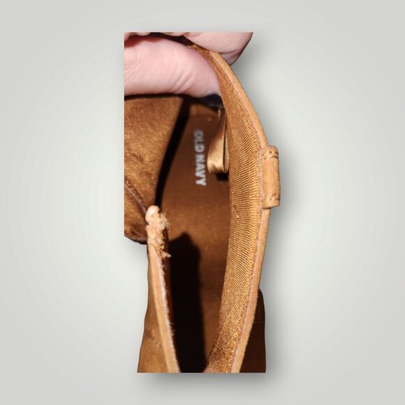 Women’s Western Ankle Boots Size 4 Burnt Ginger Faux-Suede - Picture 8 of 10